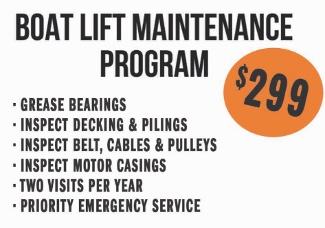 Boat Lift Maintenance Program